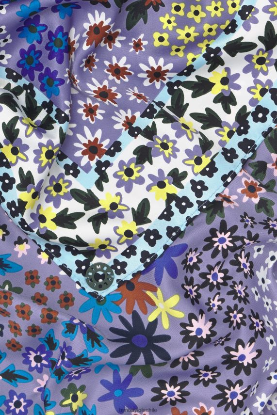 Bimba Y Lola bufanda de flores PT6884630 accesorios lila