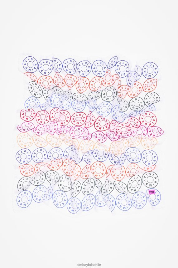 Bimba Y Lola chal con logo PT6884624 accesorios blanco