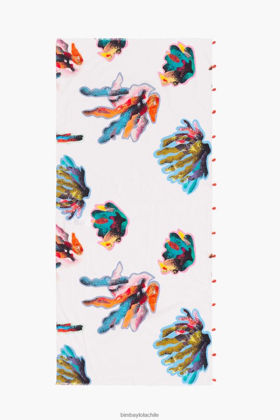 Bimba Y Lola pareo corto de algodon PT6884611 accesorios coral