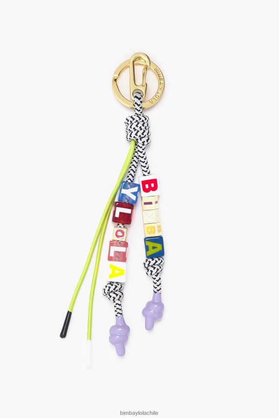 Bimba Y Lola llavero dados PT6884942 accesorios blanco