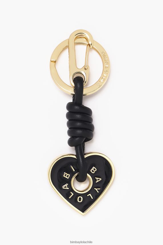 Bimba Y Lola llavero de corazón PT6884954 accesorios negro