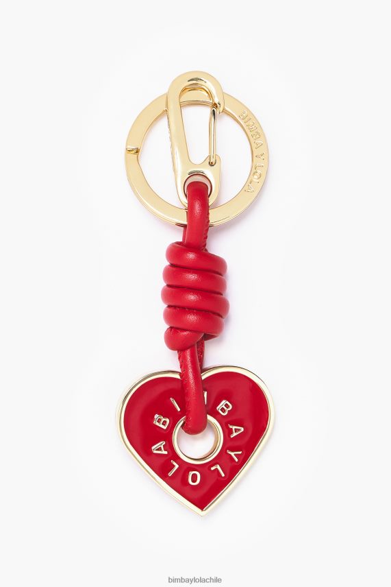 Bimba Y Lola llavero de corazón PT6884955 accesorios rojo