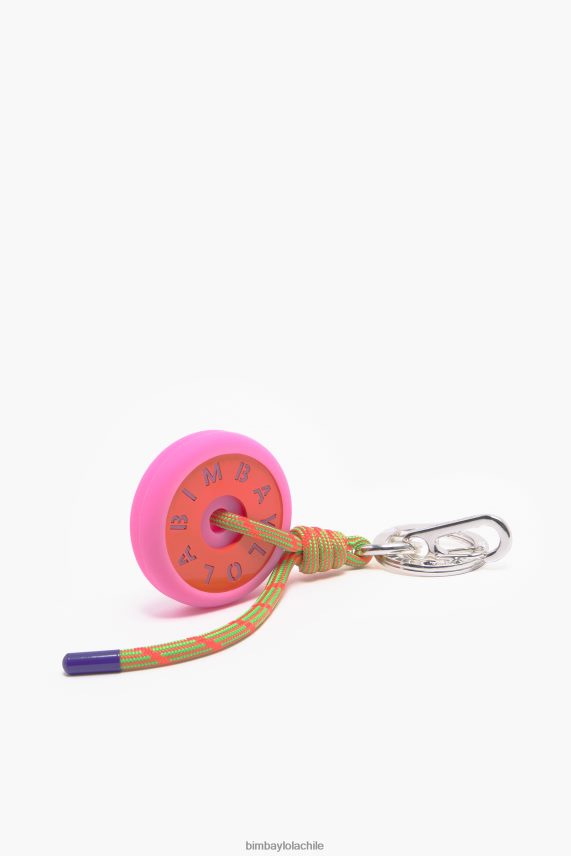 Bimba Y Lola llavero de silicona con logo PT6884952 accesorios naranja