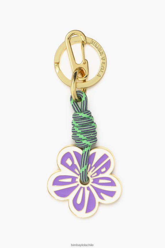 Bimba Y Lola llavero flor PT6884950 accesorios púrpura