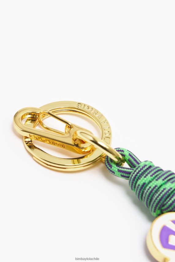 Bimba Y Lola llavero flor PT6884950 accesorios púrpura