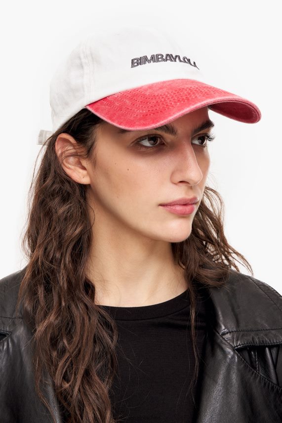 Bimba Y Lola gorra de algodón bicolor PT6884872 accesorios blanco