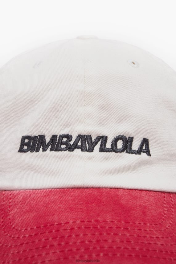 Bimba Y Lola gorra de algodón bicolor PT6884872 accesorios blanco