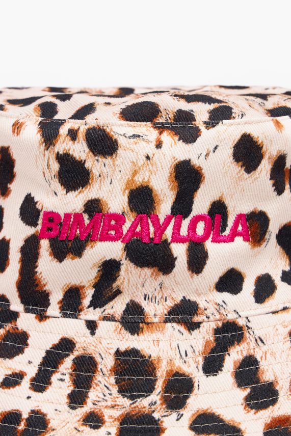 Bimba Y Lola sombrero de pescador con estampado de leopardo PT6884866 accesorios natural