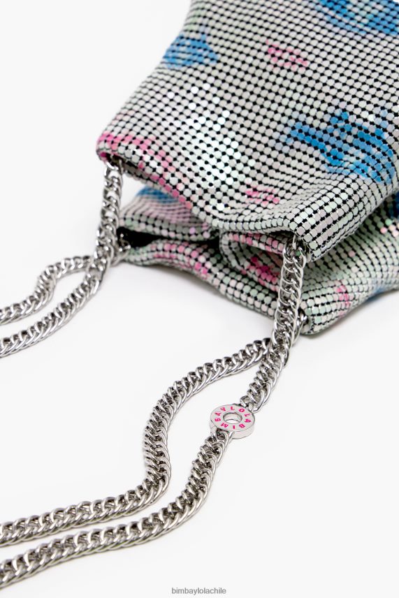 Bimba Y Lola bolsa bombonera de malla estampada PT6884144 accesorios pez