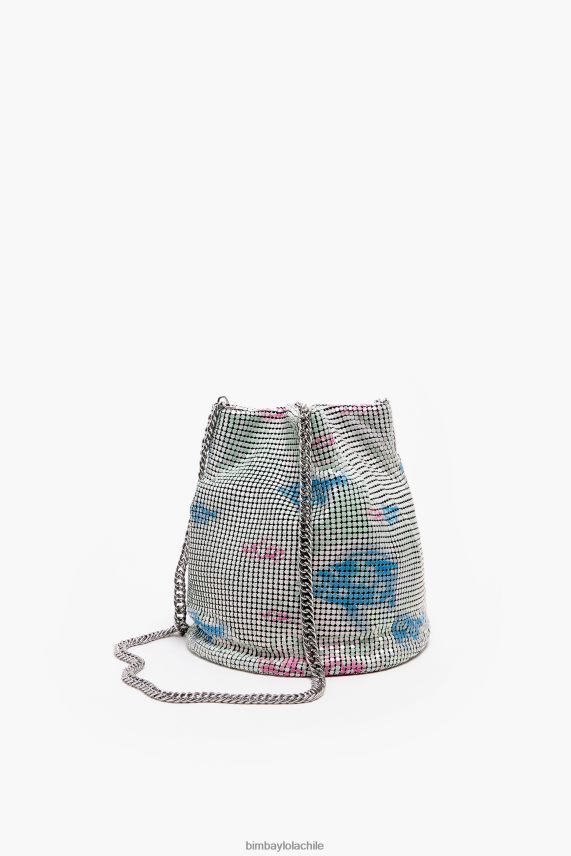 Bimba Y Lola bolsa bombonera de malla estampada PT6884144 accesorios pez