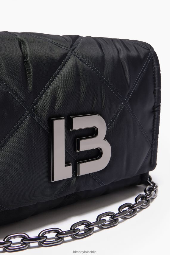 Bimba Y Lola bandolera de nailon con solapa PT6884106 accesorios negro