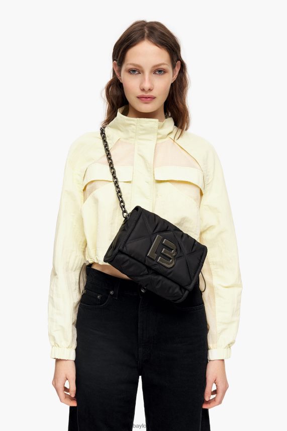 Bimba Y Lola bandolera de nailon con solapa PT6884108 accesorios negro