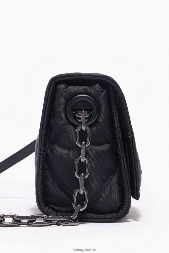 Bimba Y Lola bandolera de nailon con solapa PT6884108 accesorios negro