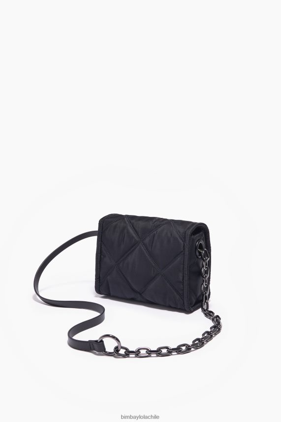 Bimba Y Lola bandolera de nailon con solapa PT6884108 accesorios negro