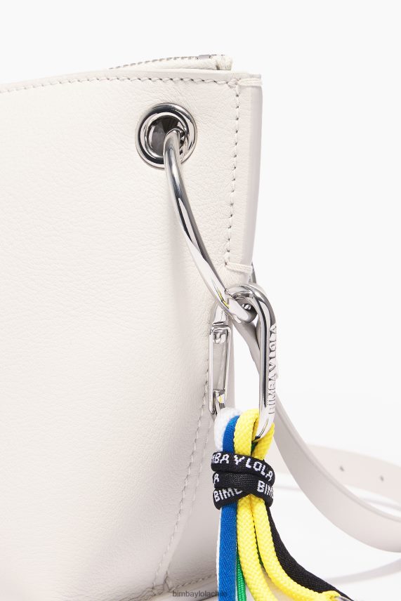Bimba Y Lola bandolera de piel PT688442 accesorios blanco