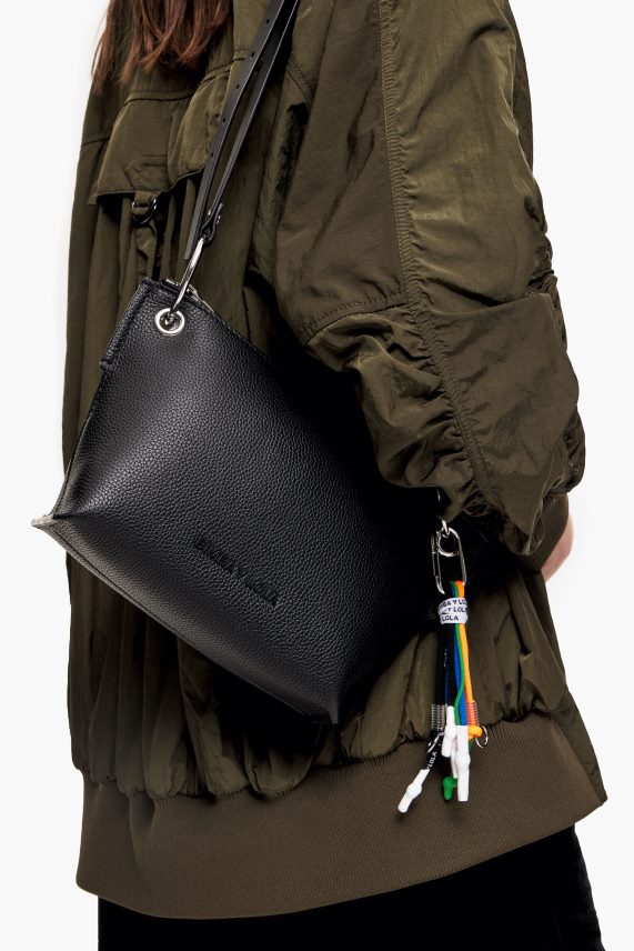 Bimba Y Lola bandolera de piel PT688443 accesorios negro