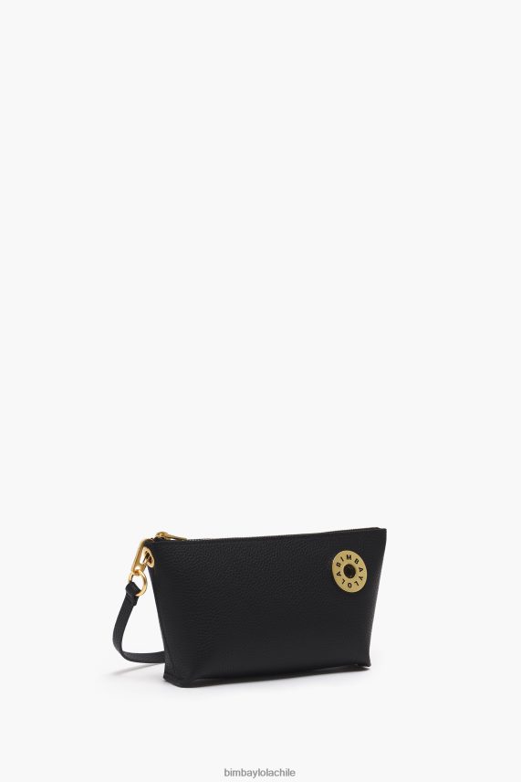 Bimba Y Lola bandolera trapecio de piel PT688412 accesorios negro