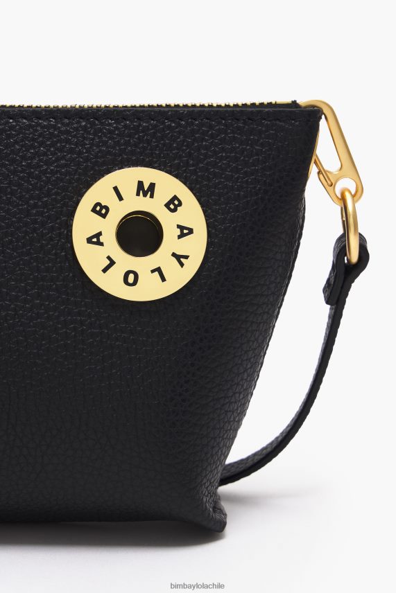 Bimba Y Lola bandolera trapecio de piel PT688412 accesorios negro