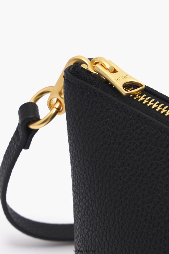 Bimba Y Lola bandolera trapecio de piel PT688412 accesorios negro