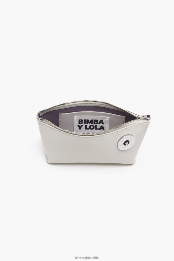 Bimba Y Lola bandolera trapecio de piel PT688413 accesorios blanquecino