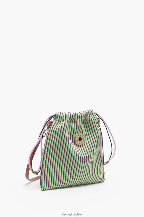 Bimba Y Lola bolso bombonera tejido PT688488 accesorios amarillo