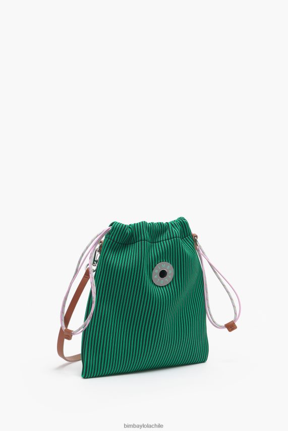 Bimba Y Lola bolso bombonera tejido PT688489 accesorios verde