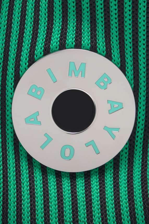 Bimba Y Lola bolso bombonera tejido PT688489 accesorios verde