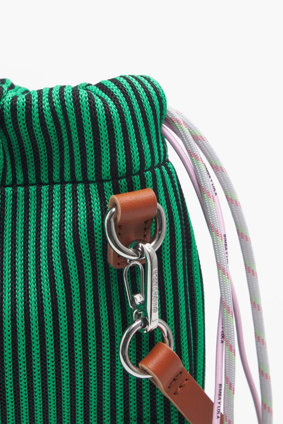 Bimba Y Lola bolso bombonera tejido PT688489 accesorios verde