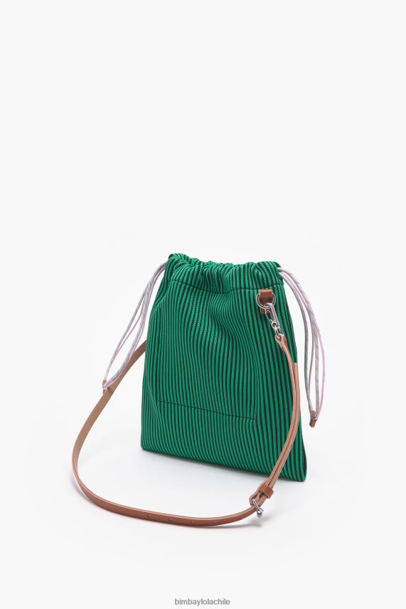 Bimba Y Lola bolso bombonera tejido PT688489 accesorios verde