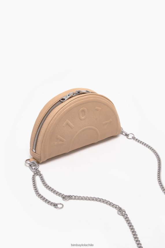 Bimba Y Lola bolso chimo de piel PT688468 accesorios arena