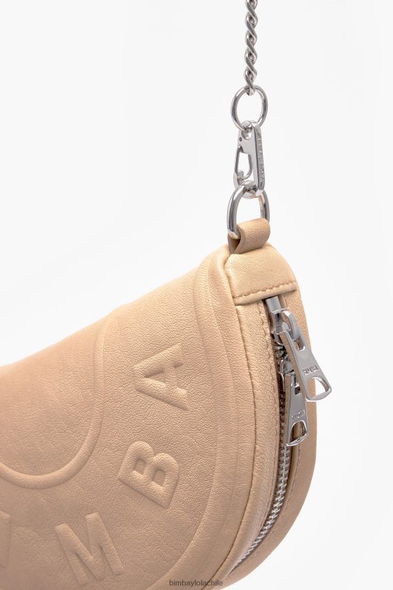 Bimba Y Lola bolso chimo de piel PT688468 accesorios arena