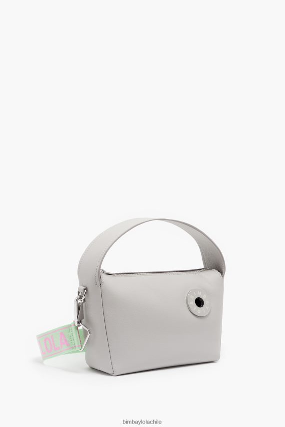 Bimba Y Lola bolso hobo de piel PT688450 accesorios gris