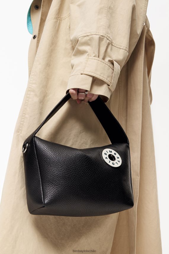 Bimba Y Lola bolso hobo de piel PT688451 accesorios negro