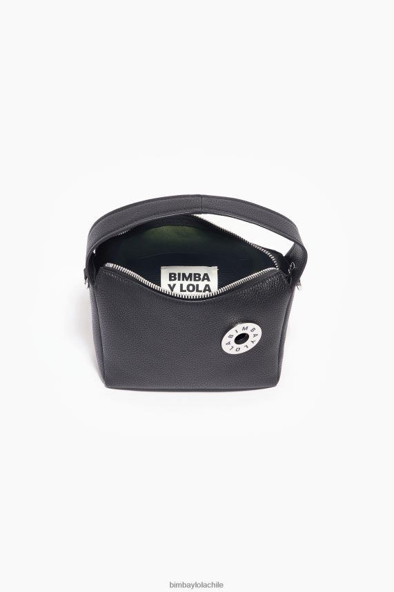 Bimba Y Lola bolso hobo de piel PT688451 accesorios negro
