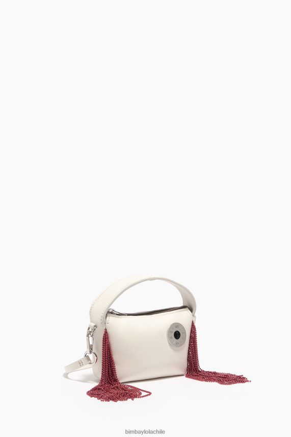 Bimba Y Lola bolso hobo de piel PT688461 accesorios blanquecino