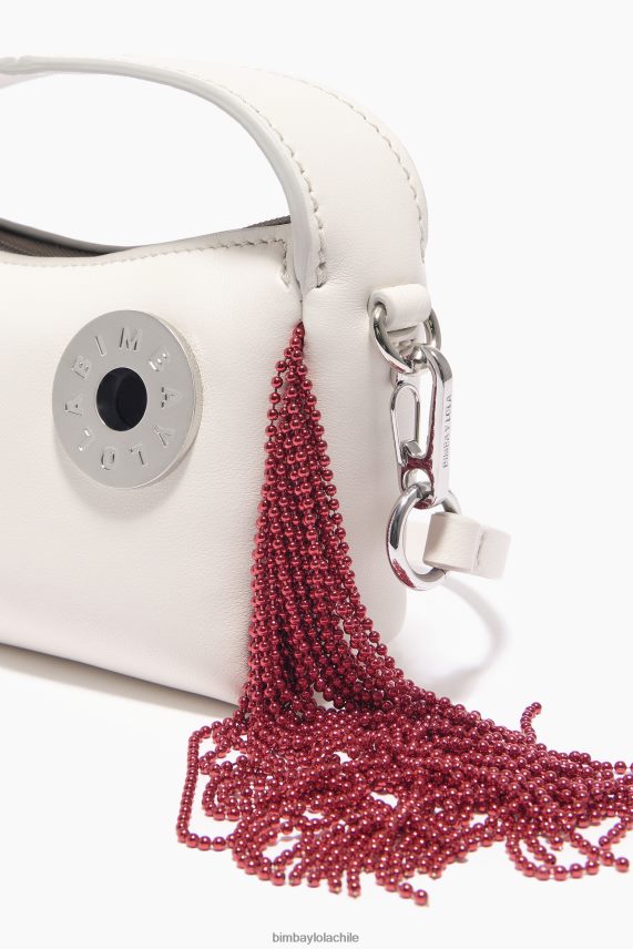 Bimba Y Lola bolso hobo de piel PT688461 accesorios blanquecino