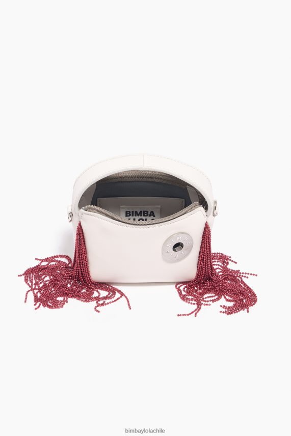 Bimba Y Lola bolso hobo de piel PT688461 accesorios blanquecino