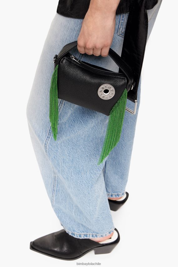 Bimba Y Lola bolso hobo de piel PT688462 accesorios negro