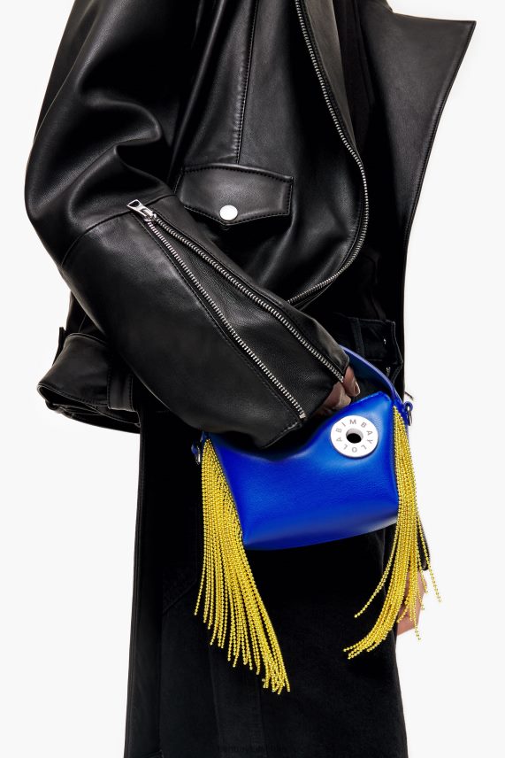 Bimba Y Lola bolso hobo de piel PT688463 accesorios azul eléctrico