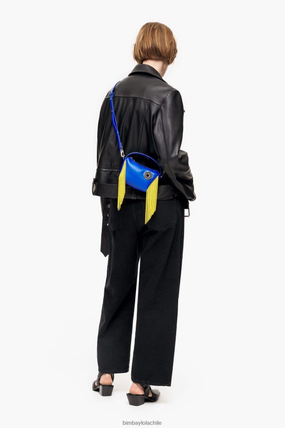 Bimba Y Lola bolso hobo de piel PT688463 accesorios azul eléctrico