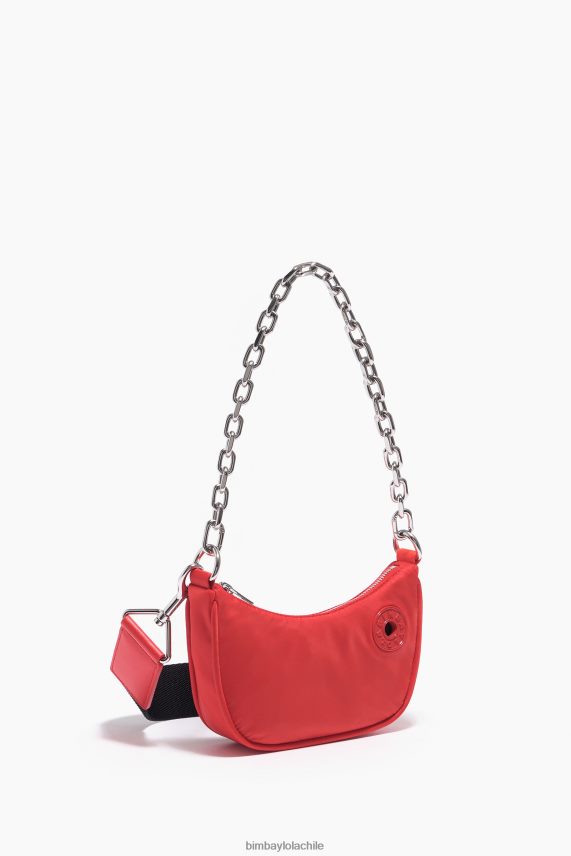 Bimba Y Lola bolso luna de nailon PT6884103 accesorios rojo