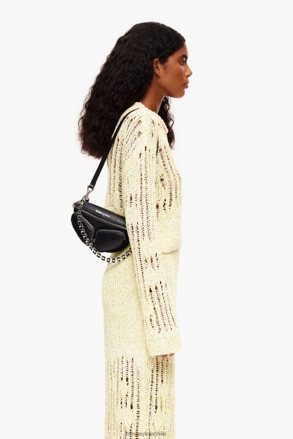 Bimba Y Lola riñonera de piel con bolsillo PT6884171 accesorios negro