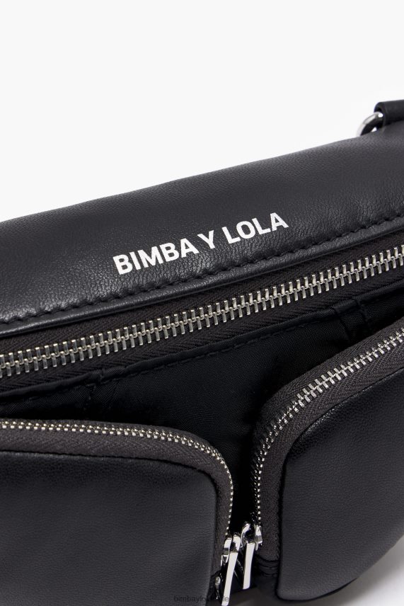 Bimba Y Lola riñonera de piel con bolsillo PT6884171 accesorios negro
