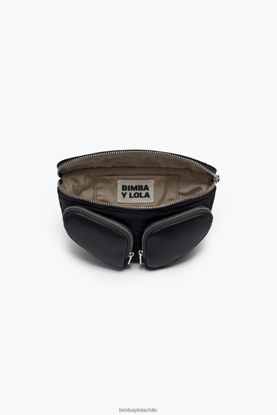 Bimba Y Lola riñonera de piel con bolsillo PT6884171 accesorios negro
