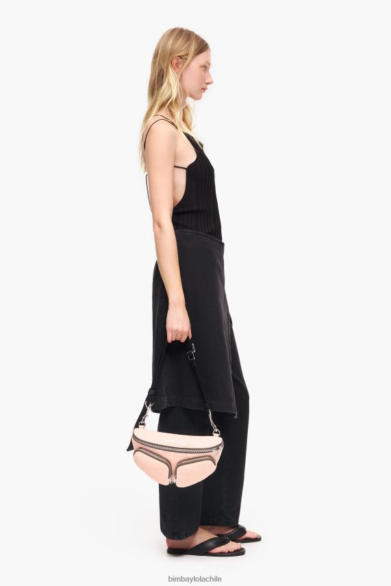 Bimba Y Lola riñonera de piel con bolsillo PT688418 accesorios rosa