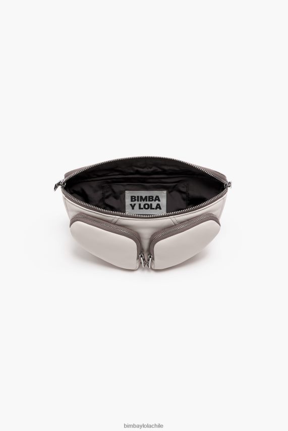 Bimba Y Lola riñonera de piel con bolsillo PT688419 accesorios blanco