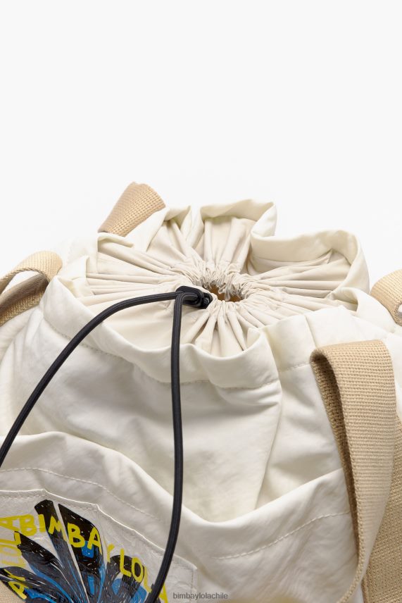 Bimba Y Lola bolso bombonera de nailon estampado PT6884129 accesorios piedra