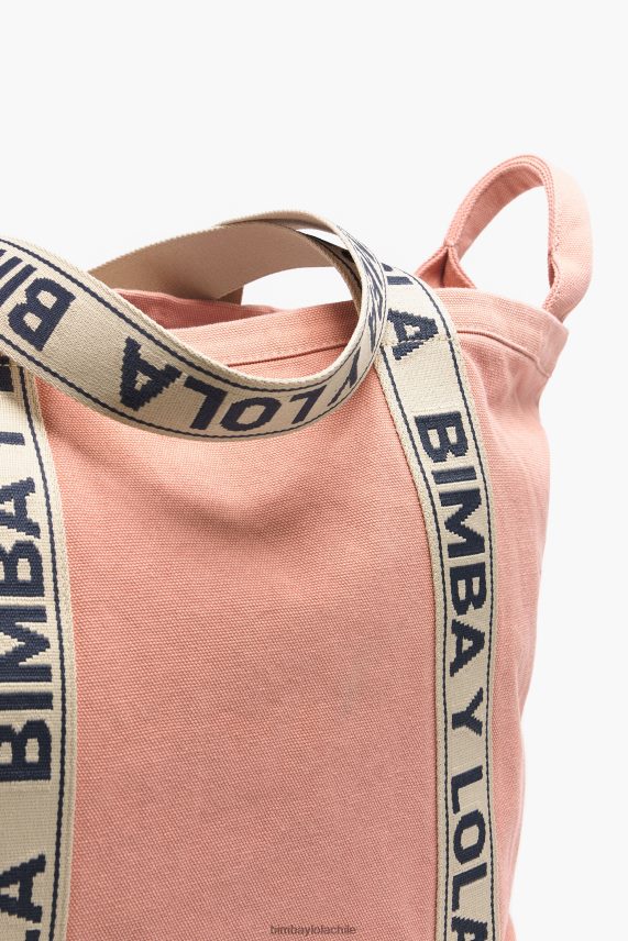 Bimba Y Lola bolso shopper de lona PT6884117 accesorios rosa