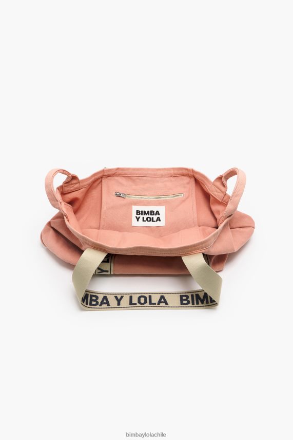 Bimba Y Lola bolso shopper de lona PT6884117 accesorios rosa