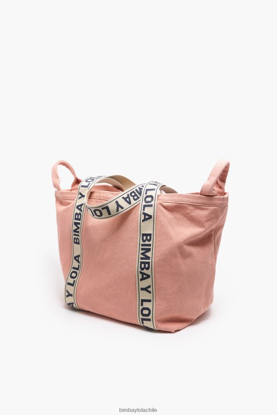 Bimba Y Lola bolso shopper de lona PT6884117 accesorios rosa